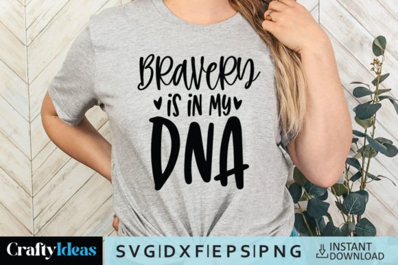 Download Bravery is in My DNA SVG - Dna Collection
