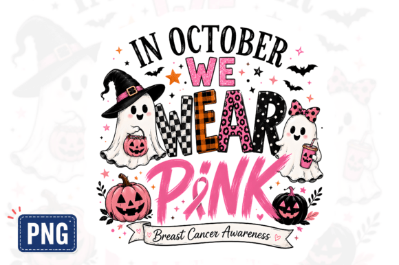 Download In October We Wear Pink PNG - Wear Collection