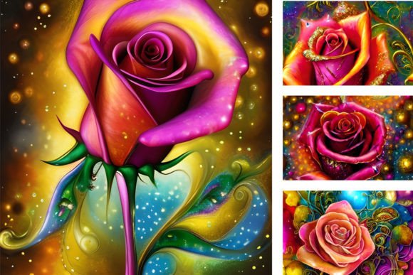 Download Glitter Roses Background - Rose Collection